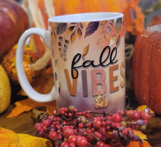 Fall Vibes 15oz Ceramic Mug