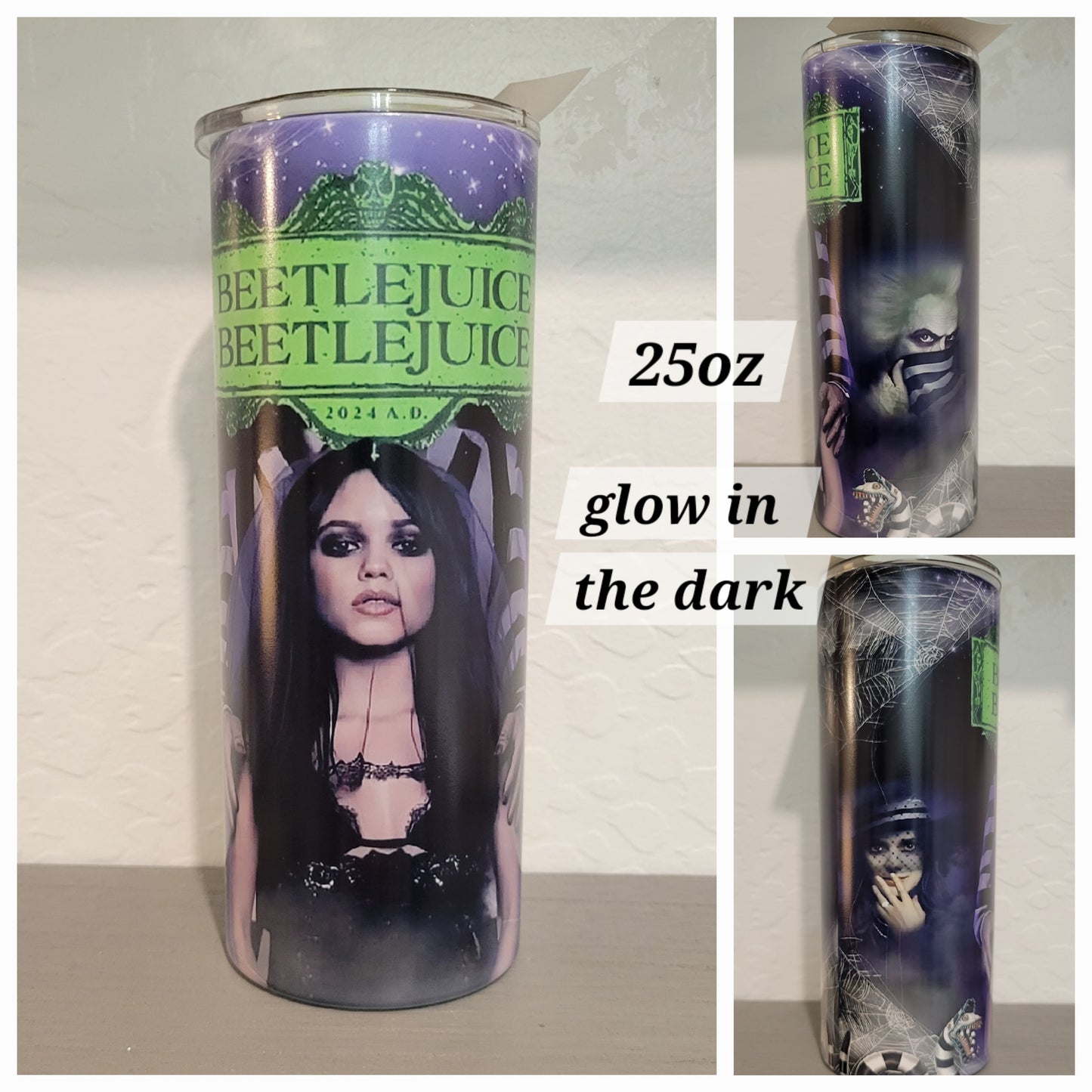 25oz Glow In The Dark Horror Tumblers *Quick Sale*