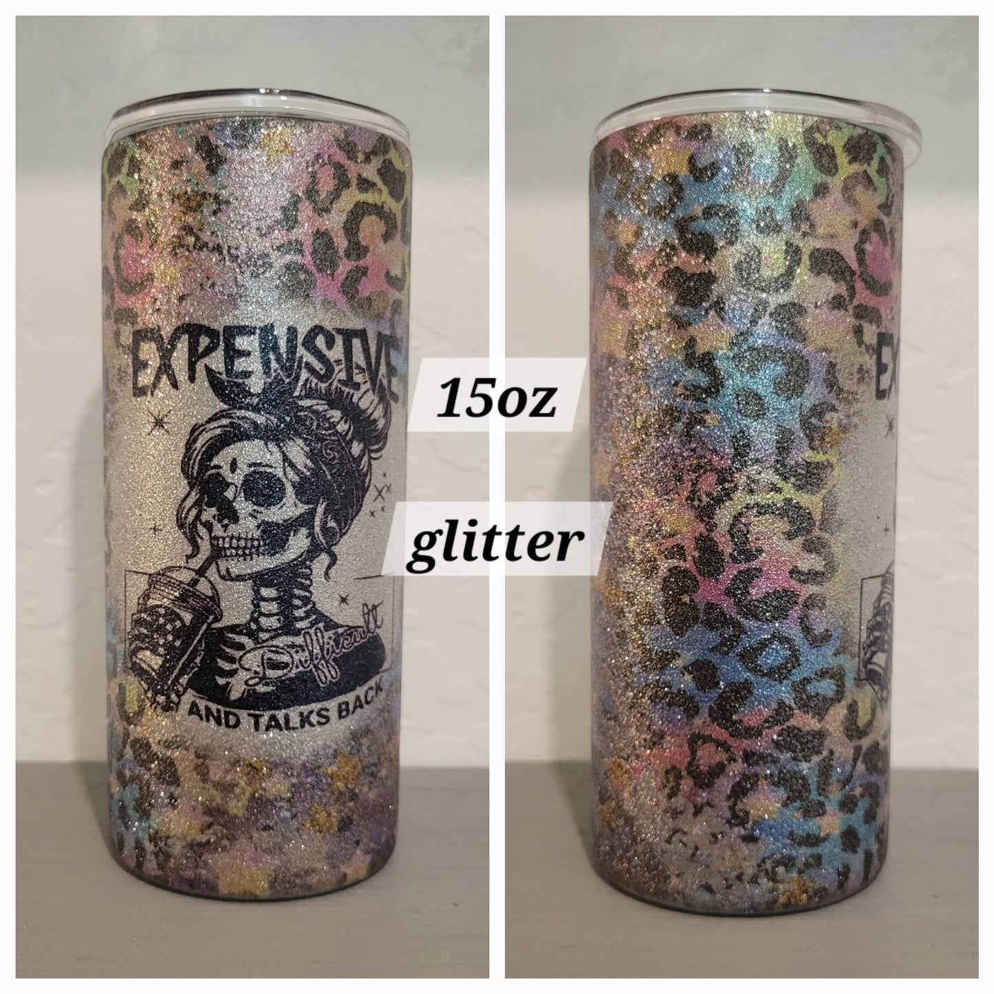 15oz Glitter Assorted Tumblers *Quick Sale*