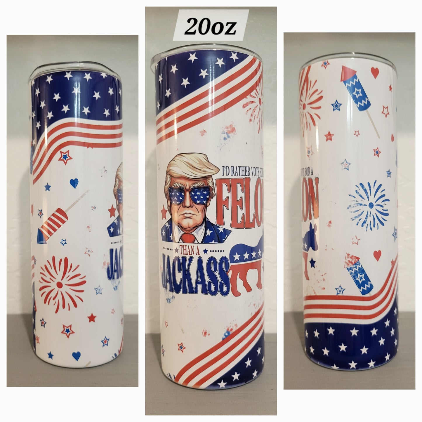 Assorted 20oz Tumblers (Patriotic) *Quick Sale*