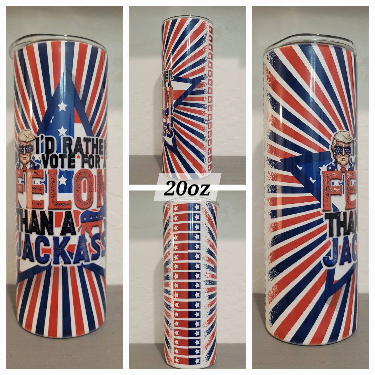 Assorted 20oz Tumblers (Patriotic) *Quick Sale*