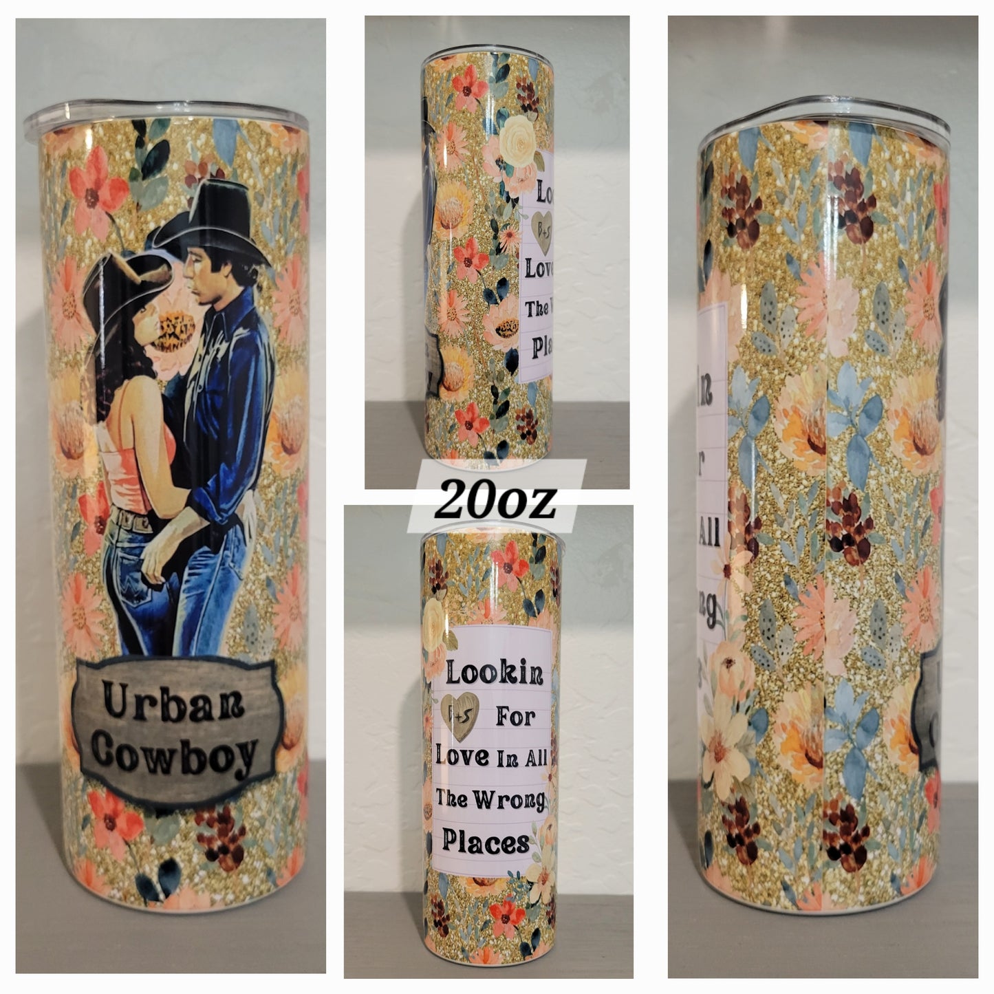 Assorted 20oz Tumblers (Urban Cowboy, Barbie, Taylor Swift, Starbucks) *Quick Sale*