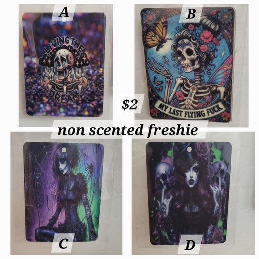 Assorted Non-Scented Freshie (3) *Quick Sale*