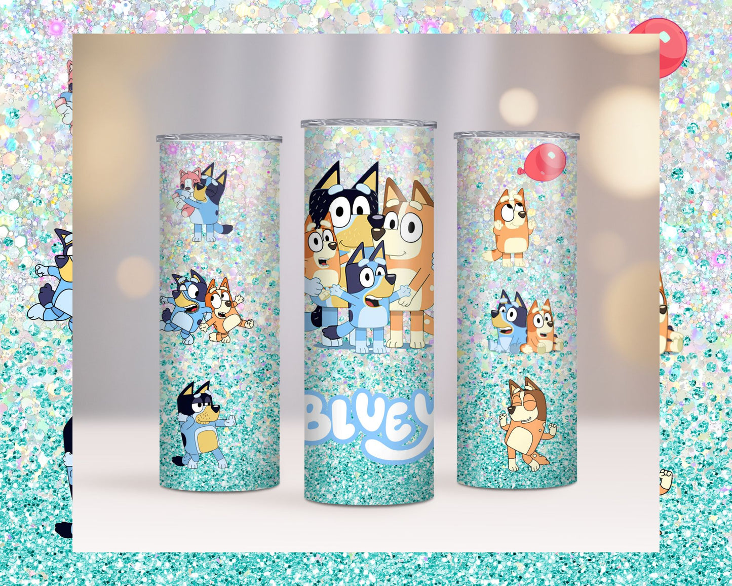 Bluey Inspired Tumbler