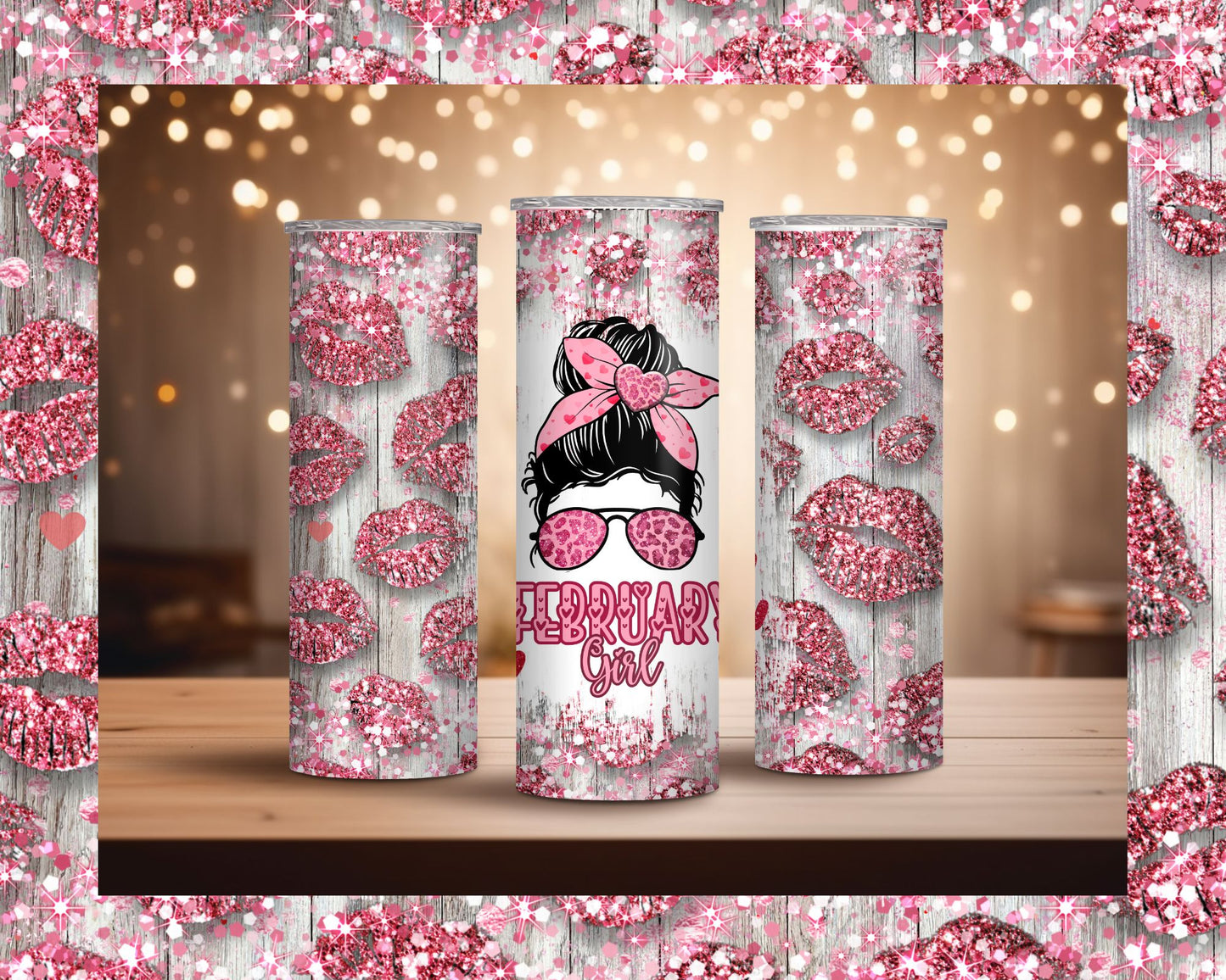 February Girl Tumbler Collection