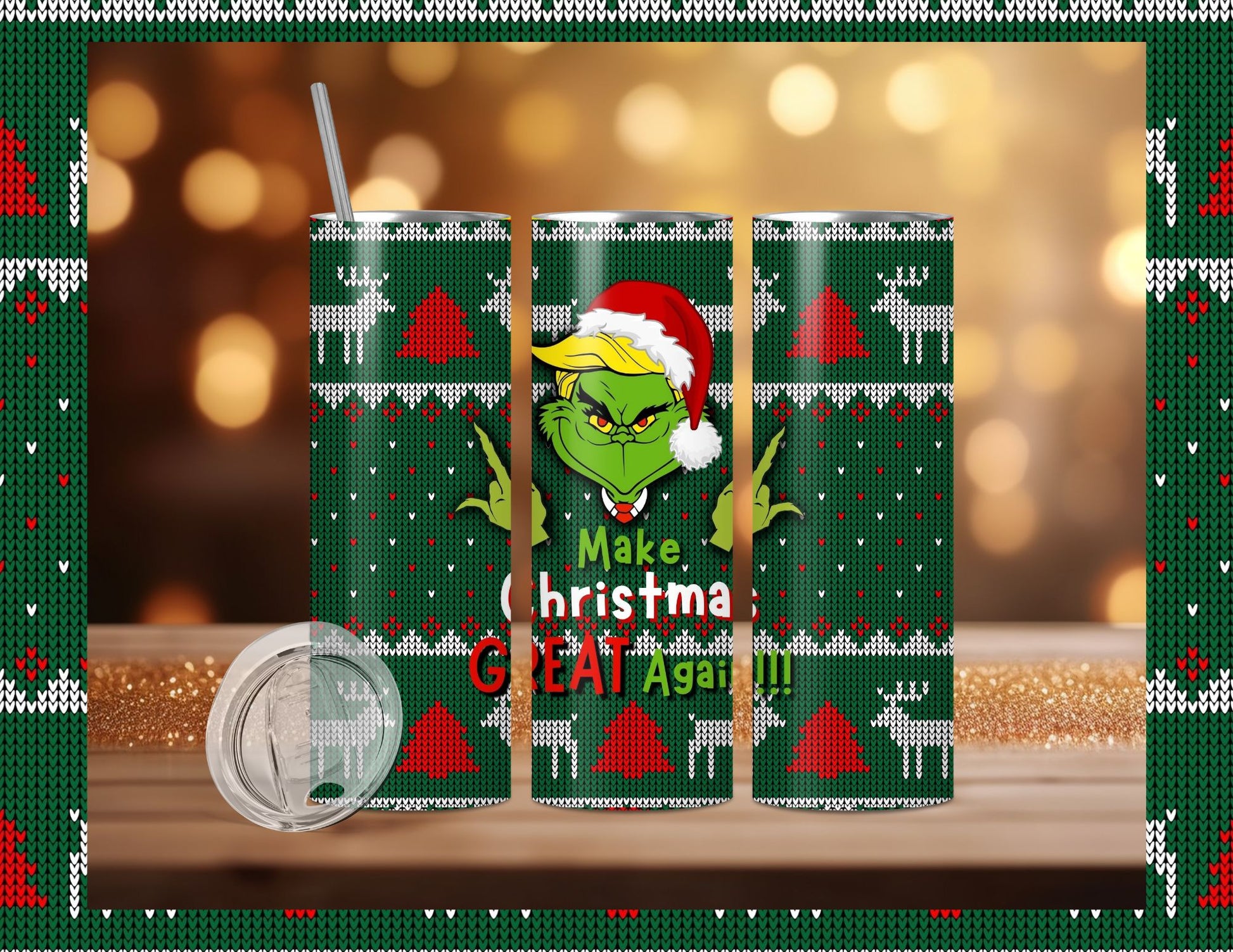 Olive Green and Maroon Tumbler 1 Graphic by Christmas Store · Creative  Fabrica