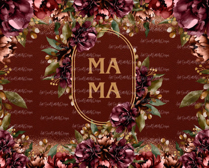 MAMA in Burgundy Tumbler Collection