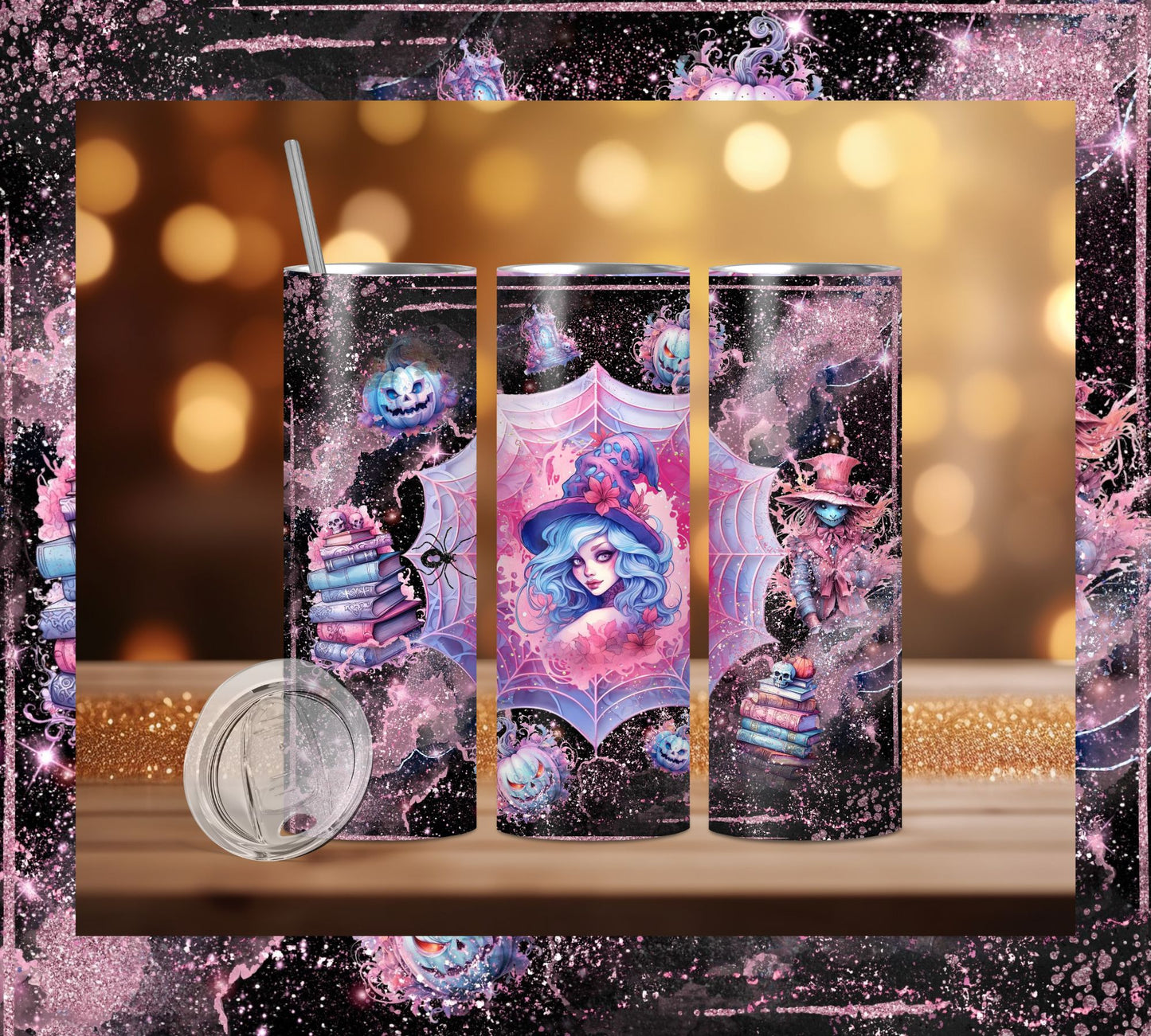 Pink Witchy Voodoo Tumbler