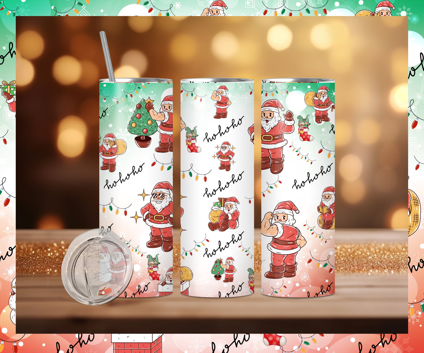 Ho Ho Ho Santa Tumbler Collection