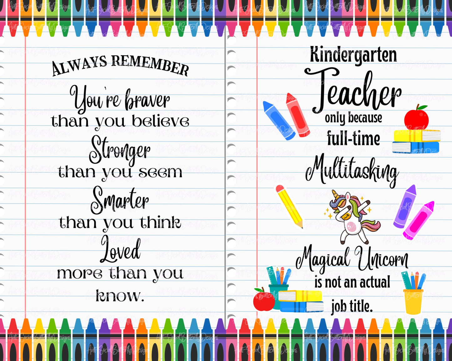 Inspirational Teacher Tumbler Collection