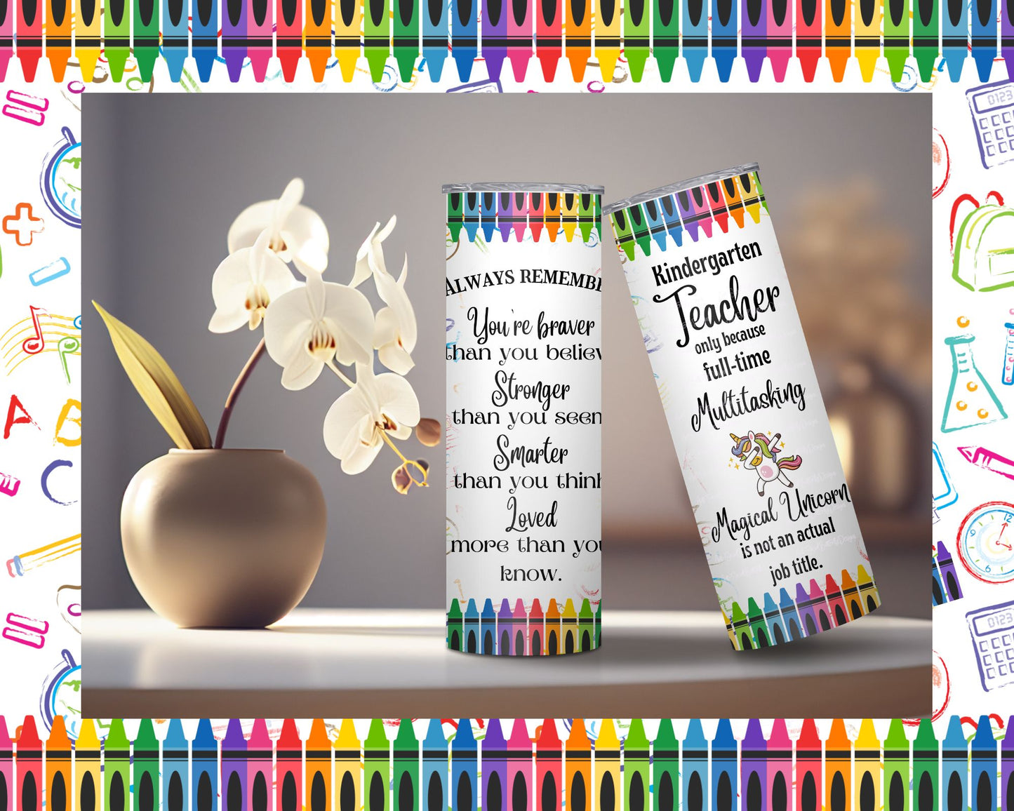 Inspirational Teacher Tumbler Collection