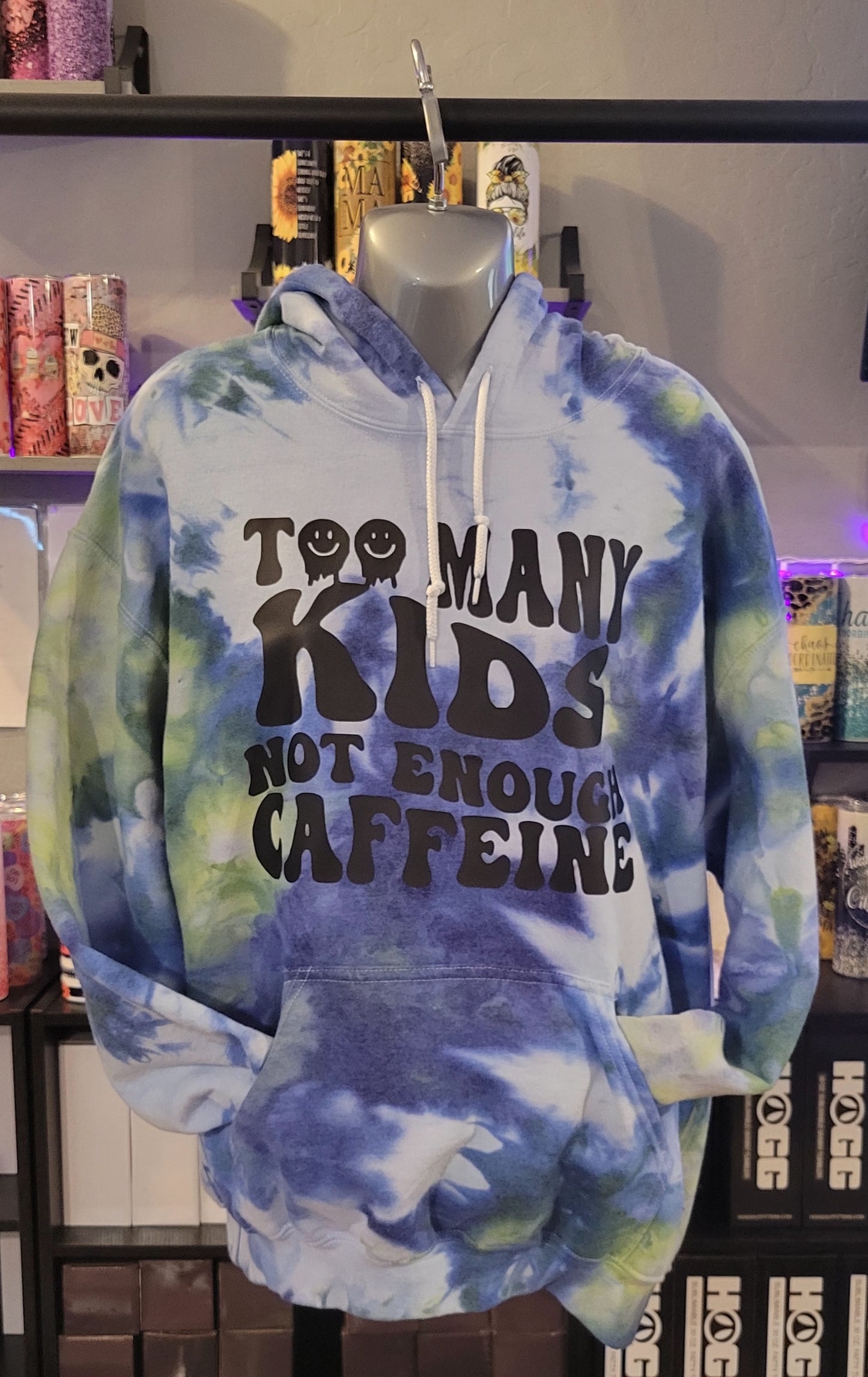 Too Many Kids Not Enough Caffeine Hoodie