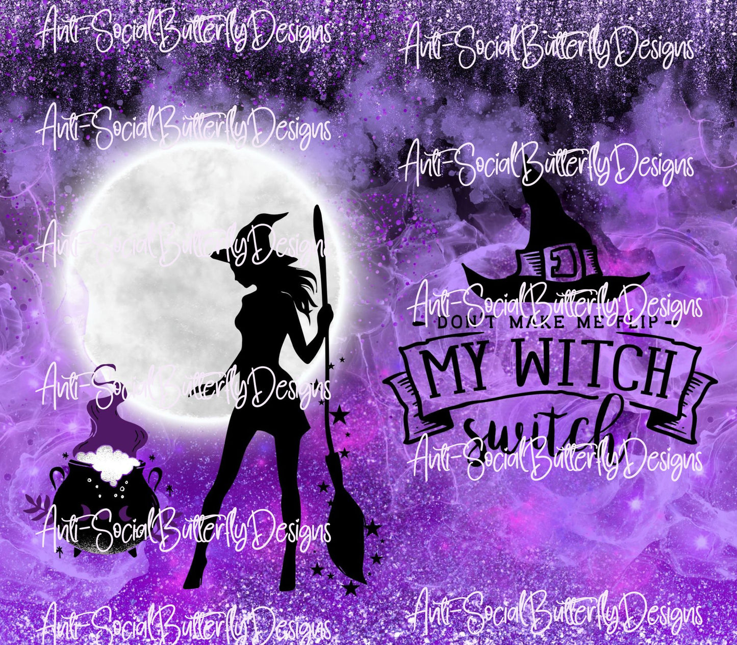 Don't Make Me Flip My Witch Switch Tumbler