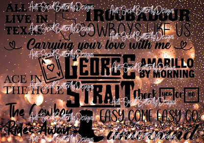 George Strait Inspired Tumblers