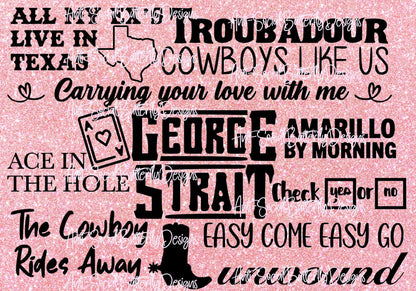 George Strait Inspired Tumblers