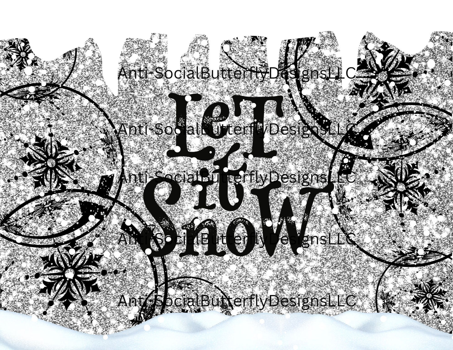 Let It Snow (Frozen Bubbles) Tumbler