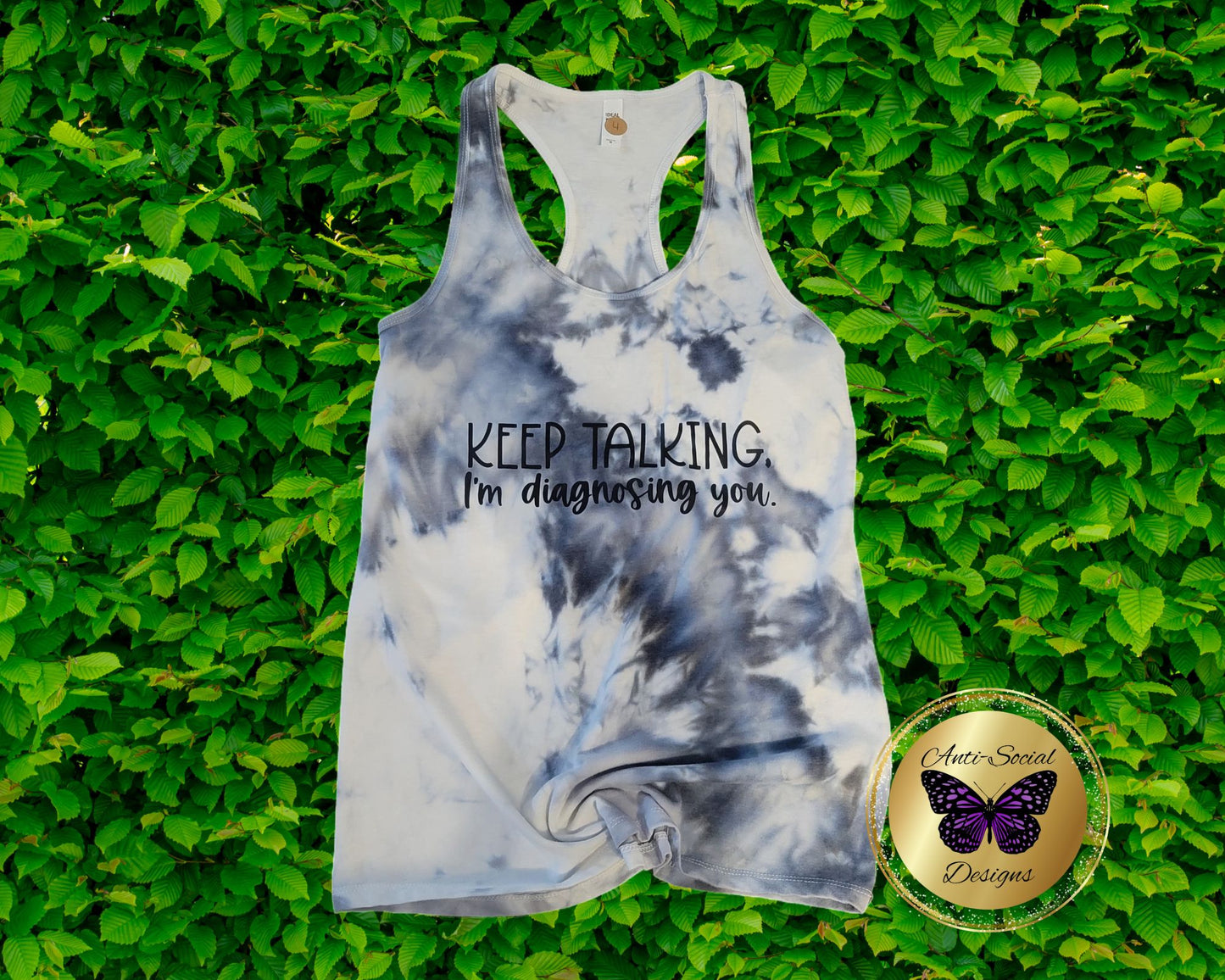 Iced Dyed Racerback Tank Collection