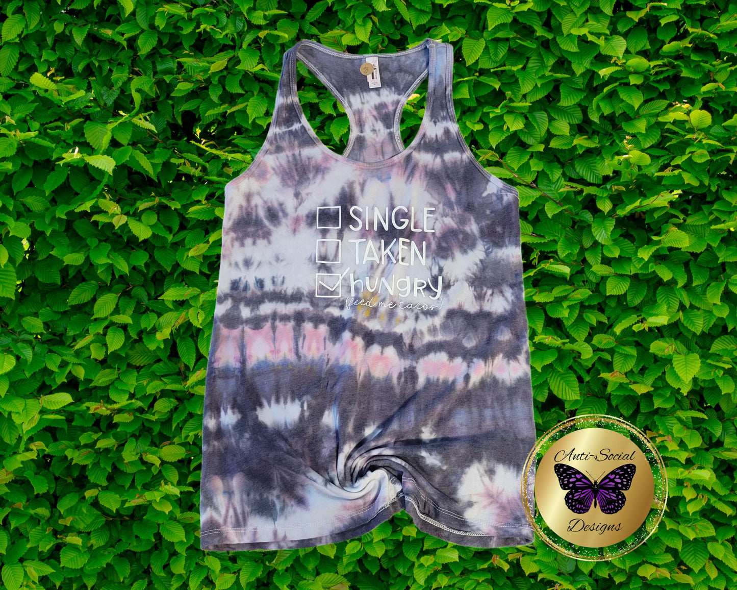 Iced Dyed Racerback Tank Collection