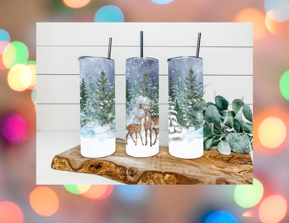 Winter Wilderness Tumbler