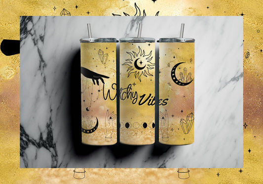 Witchy Vibes (Gold) Tumbler