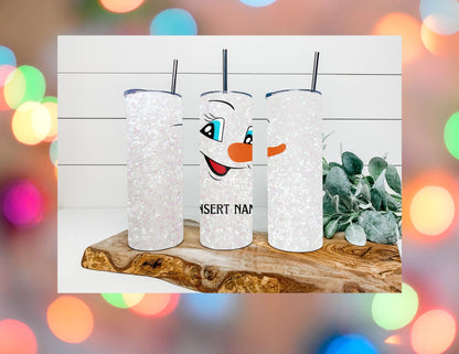 Custom Snowman Tumbler